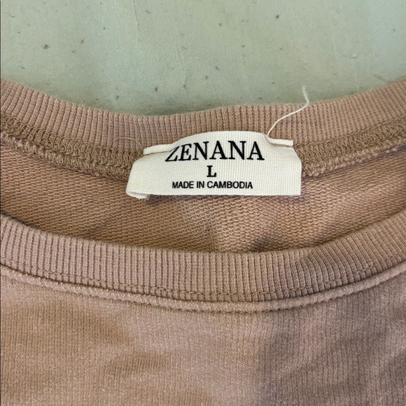 Zenana Outfitters Taupe Lounge Set - Picture 6 of 7